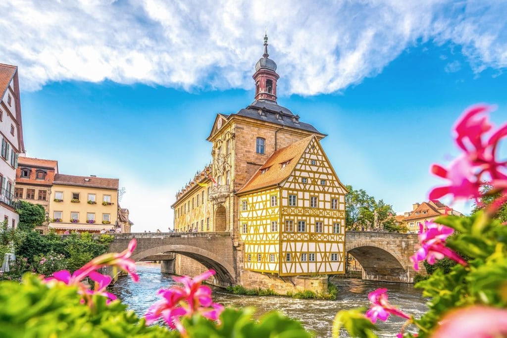 the frescoed Town Hall of Bamberg