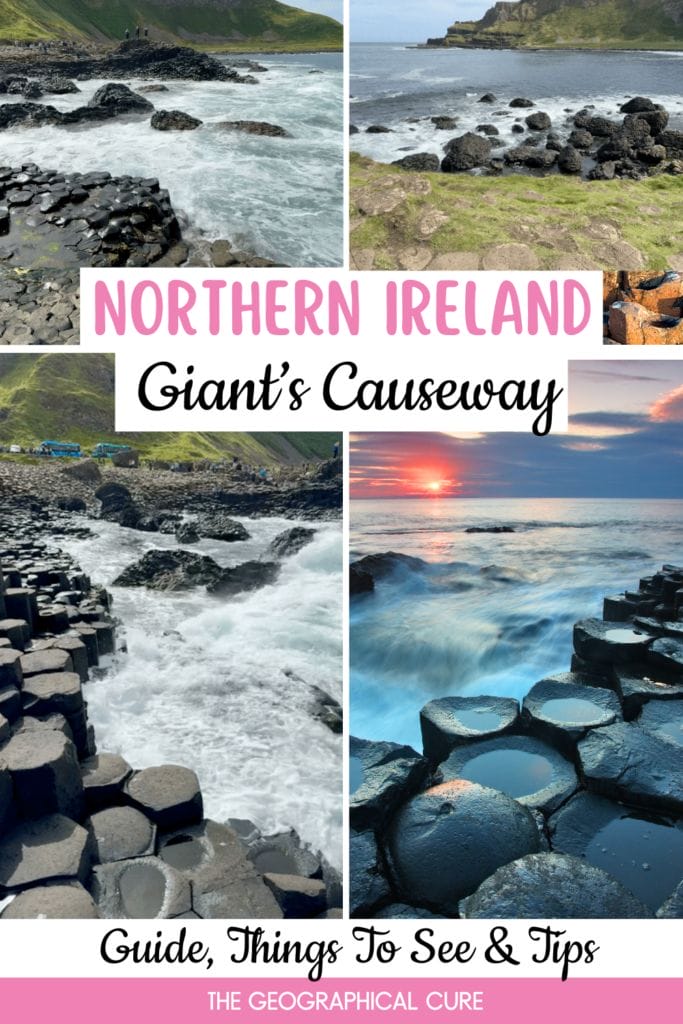 Pinterest pin for guide to Giant's Causeway