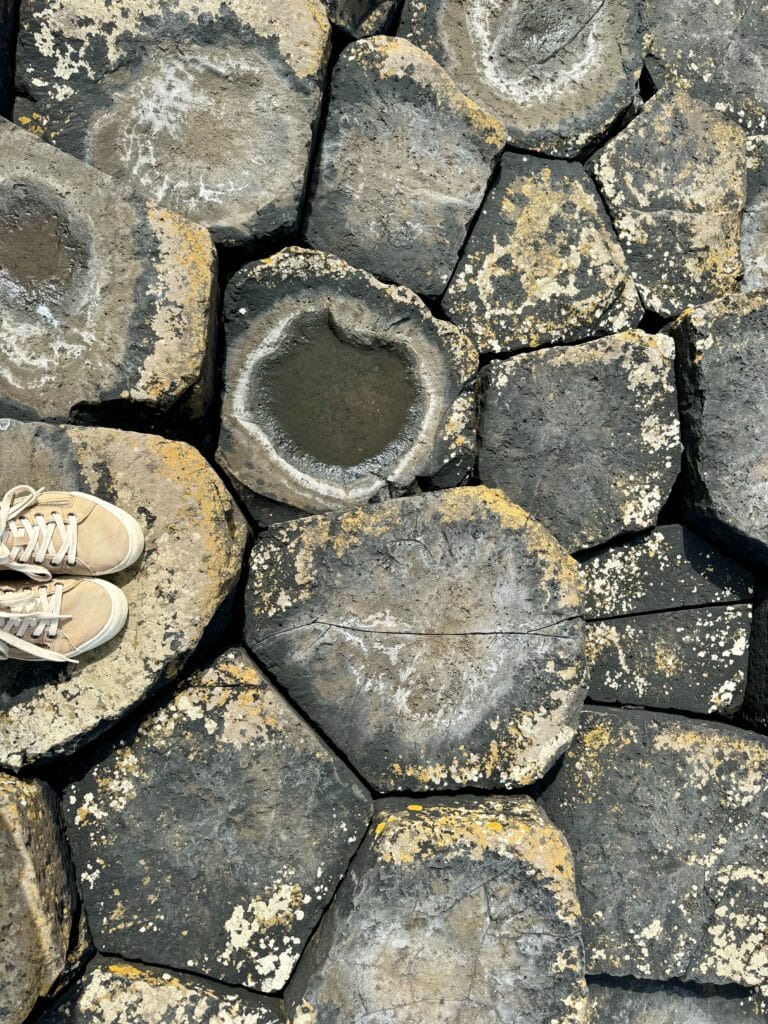 hexagonal stones on the Grand Causeway