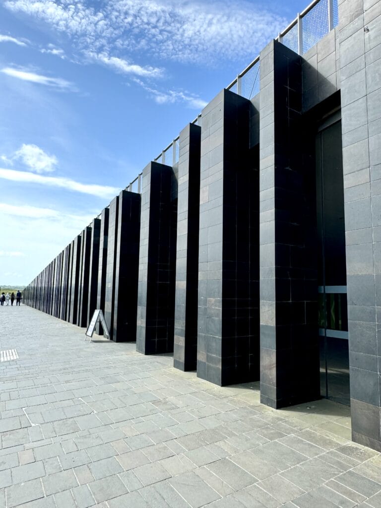 modern architecture of Visitors Center